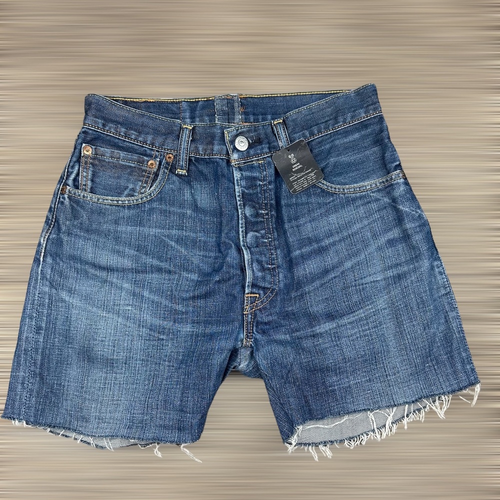 Levi's 501 Upcycled High Waisted Jean Shorts